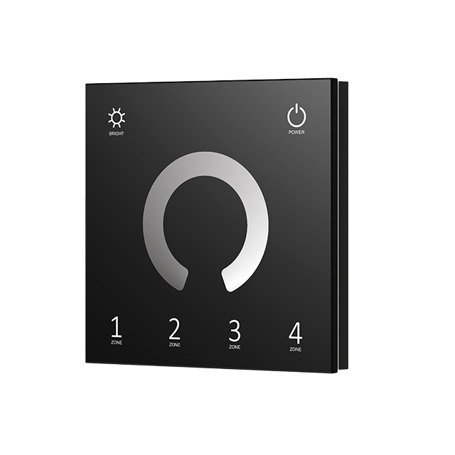 T21-1 4 Zones RF Dimmable Wall Mounted Touch Panel Controller T21-1 4 Zones RF Dimmable Wall Mounted Touch Panel Controller
